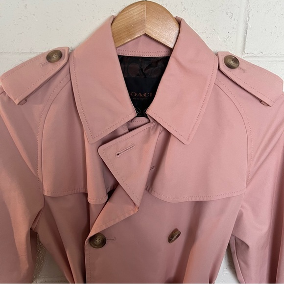 Coach Trench Coat-With Stain* Medium - Picture 3 of 11